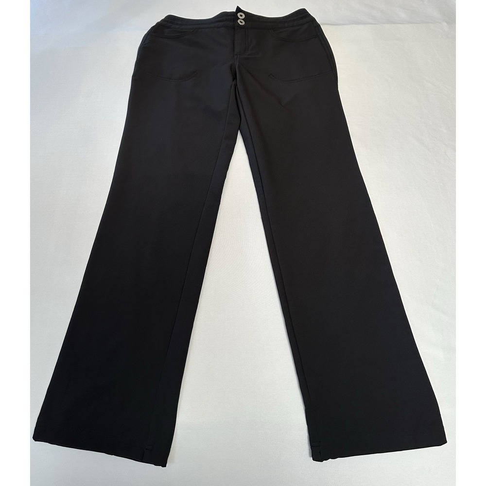 North Face Women's Size 2 Black Softshell Hiking Pants Cinch Hem Outdoor Travel